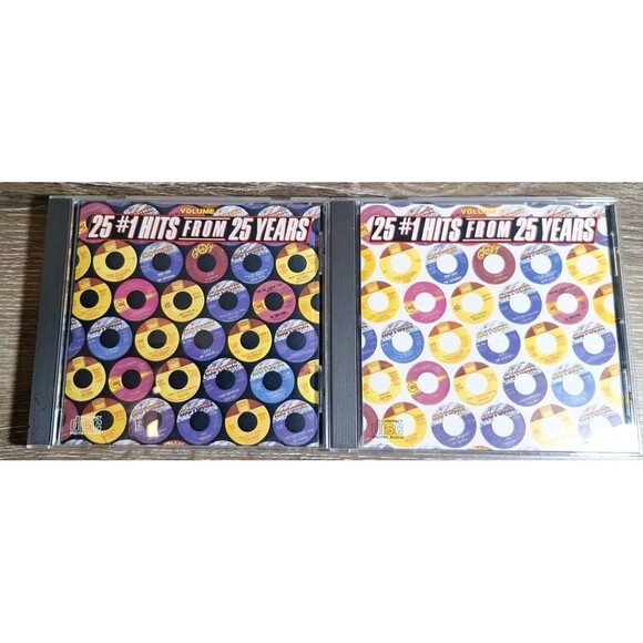 Motown CD's- 25 #1 Hits From 25 Years Vol 1 & 2- 2 CD Set Various Artists- - Picture 1 of 8